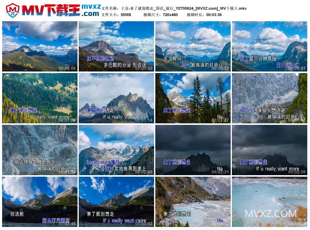 王克-来了就别想走_国语_流行_YE700624